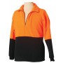 SW07 High Visibility Half Zip Pullover