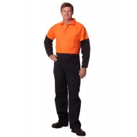 SW204 MEN'S TWO TONE COVERALL-Regular