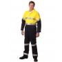 SW207 MEN'S TWO TONE COVERALL