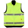 SW49 High Visibility Reversible Mandarine Collar Safety Vest