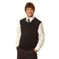 WJ02 V Neck Wool/ Acrylic Knit Vest