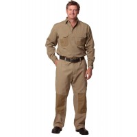 WP17 Men's Dura Wear Work Pants With Knwee Pad Pocket_ Stout